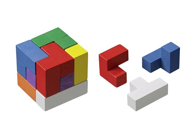 Tetris Puzzle Cube - 7 delar 